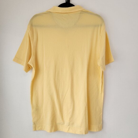 Peter Millar Collection Yellow Short Sleeve Polo Shirt Golfing Perfect Pique Men - Picture 2 of 7
